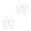 4Pcs Plastic Cocktail Mixer Shaker Transparent with Scale for Drinks 3