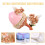 Pink Metal Squirrel Figurine Jewelry Box Small Trinket Organizer 5