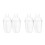 4Pcs Plastic Cocktail Mixer Shaker Transparent with Scale for Drinks 4