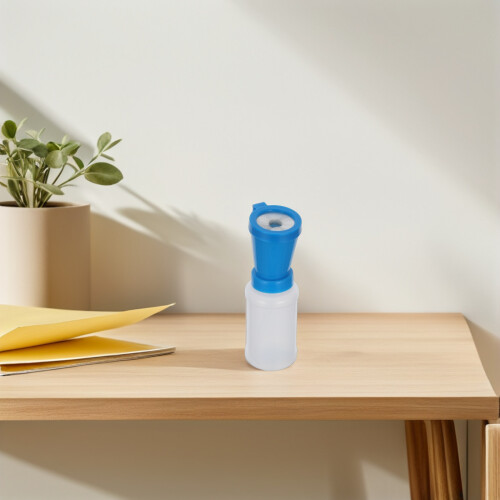 Blue Dairy Cow Teat Dip Cup Plastic with Anti Siphon Feature 2