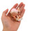 Pink Metal Squirrel Figurine Jewelry Box Small Trinket Organizer 7