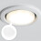 2Pcs White Acrylic Round Lamp Shade Diffuser for Drum Style Lampshades 3