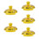 5Pcs Yellow Ceramic Teapot Lid Replacement Heat-Resistant Cover 9