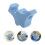 Sky-Blue Silicone Eye Drop Guide Stable No-Mess Applicator Aid 10