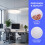 2Pcs White Acrylic Round Lamp Shade Diffuser for Drum Style Lampshades 6