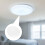 2Pcs White Acrylic Round Lamp Shade Diffuser for Drum Style Lampshades 10