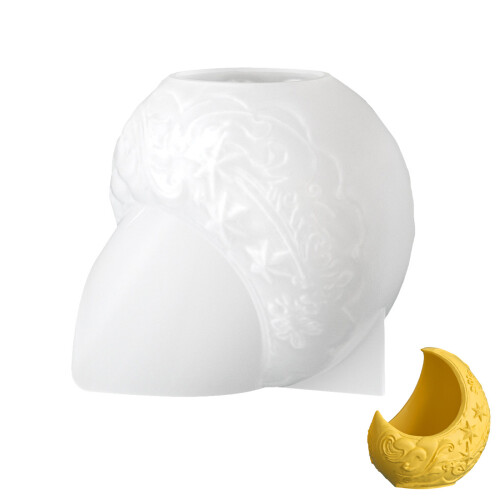 Flexible Silicone Craft Mold Moon Shaped Storage Box Moulds for