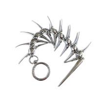Punk Styles Thorn Keychain With Fishbone Designs For Jeans Belt