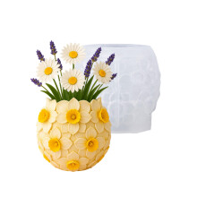 Silicone Narcissus Shaped Pen Holder Mold For Resin Casting