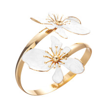 Elegant Opening Bangles Alloy Texture Suitable for-White