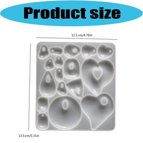 Creative 3D Heart Charm Silicone Mold Perfect For Handmade 2