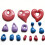 Creative 3D Heart Charm Silicone Mold Perfect For Handmade 6