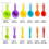 Measuring Cups and Spoons Set Plastic 12-Piece 5