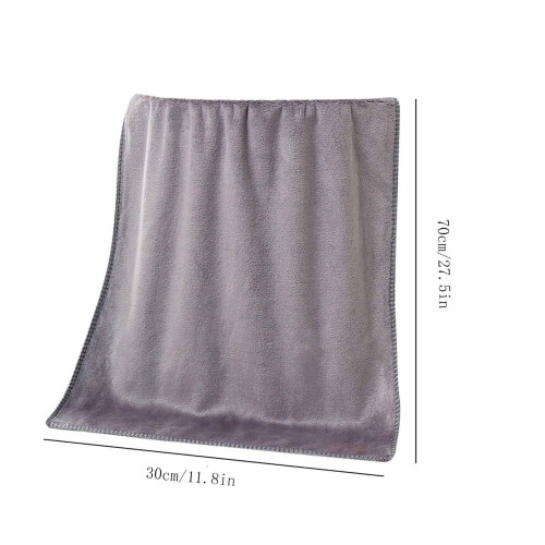 Bathroom Hand Towel Gray 14 x 30 Inch 2