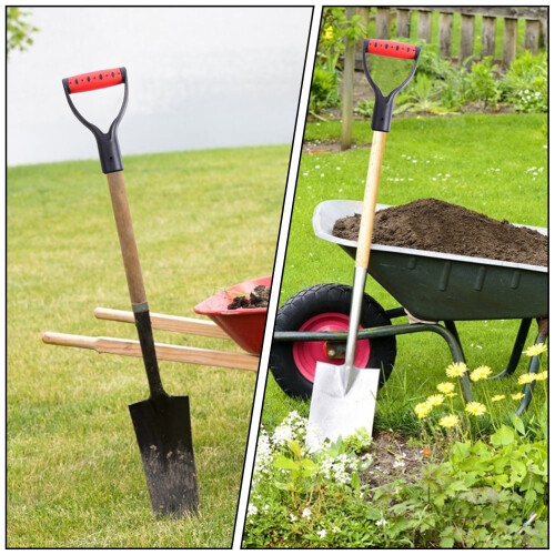 D-format plasthandtag för spade – 2-pack 2