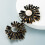 2pcs Fashionable Flower Studs Earrings Multicolor-Multicolour 7