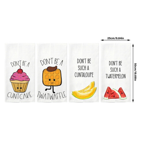 Cartoon Fruit Hand Towel25x50cm 1