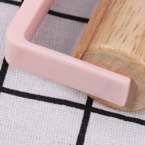 Houten deegroller met plastic handvatten, 20 cm 1
