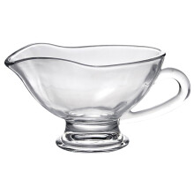Clear Glass Gravy Boat 210ml