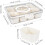 Delad serveringsbricka med lock och handtag - Snackle Box Charkuteribehållare (2-pack) 3