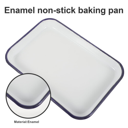 Enamel Baking Tray 35 x 25 cm 1