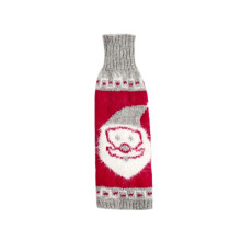 Dzianinowa torba na butelkę wina – 4Festive Designs