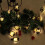 Mini lantern string lights black 10 ft 20 LED 4