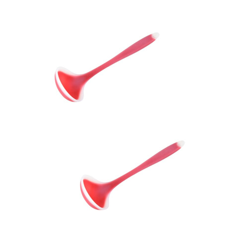 Concha de silicone para sopa com orifício para pendurar, 28,5 cm