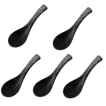 Japanese-Style Ceramic Soup Spoon Set 5pcs