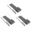 Rebar Stakes J Hook Extra Coated Steel Ground Anchors with Chisel Point End 30PCS 1
