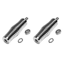 2X Antenna Spring Mount Flag Light Spring 1/2 Inch Spring Mount CB Antenna Spring Base for Trucks Car RZR UTV Can Am ATV