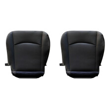 2X Housse de Siège de Voiture en Cuir Coussin de Siège Garniture de Coque de Surface pour Ram 1500 2009-2012 Côté Conducteur