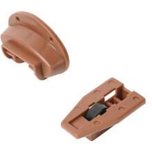 Drawer Slides Guides Plastic 10Pairs with Roller Undermount Drawer Slides Stopper for Dresser Drawer Replacement Parts
