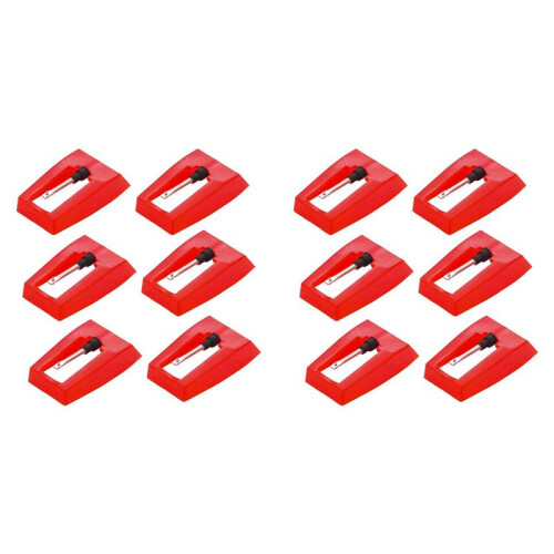 12 Pack Record Player Needle, Vinyl Phonograph LP Old Phonograph Piezoelectric