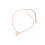 Collier pendentif Unique découpé au soleil, chaîne coréenne-Brun 1