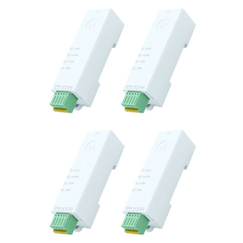 4X RS485 to Ethernet Converter Tiny Size Serial Server USR-DR134 Support TCP/UDP/HTTP/DHCP/DNSP Modbus TCP/RTU