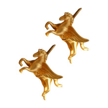 Schattig paard oorstekers legering materialen comfortabele-Goud
