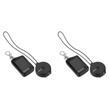 2X RF Wireless Anti Loss Device Security Protection Personal Guard Buzzer Light Anti Theft Alarm Home Automation Kits