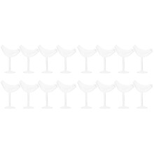16Pièces Verres À Vin Transparent Design Idéal Banquet
