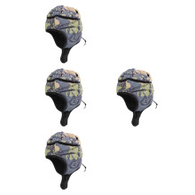 4Pièces Casque Rugby Adulte Eva Anti-Choc Protection Athlétique