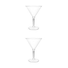 2St Clear Acrylic Cocktail Cup Modern Design Voor Bargebruik