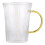 3Pièces Mugs De Clairs , Résistants Décoratifs 1