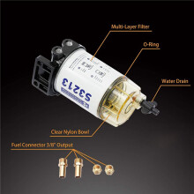 3X S3213 Zespół Filtra Separatora Wody Paliwa do Silnika Zaburtowego Mercury 35-60494-1 dla B32013 18-7932