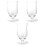 3Pcs Smooth Surface Glass Cup for Creative Cocktail and Home Use 5