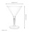 2Pièces Tasses Cocktail Transparentes Pour Bar 8