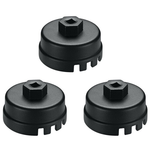 3X Oil Filter Cap Wrench Cup Socket Remover Tool for   64MM