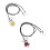 4Pièces Accessoires Audition Portables Nylon Durable Design Coloré 10