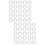 100Pcs Durable White Plastic Keyhole Frame Hangers for Picture Hanging 6