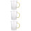 3Pièces Mugs De Clairs , Résistants Décoratifs 8