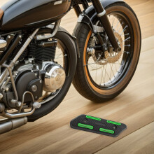 2Pièces Cache Thermique Vert Clair En Plastique Pour Échappement